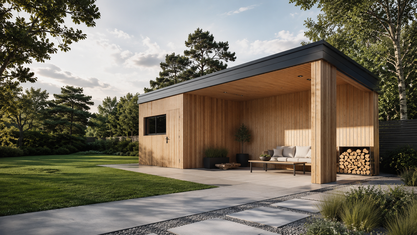 Nordic Shelter — Modul s krytým posedením